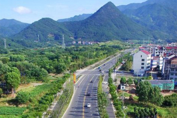 One section of the reconstruction project of Jianf